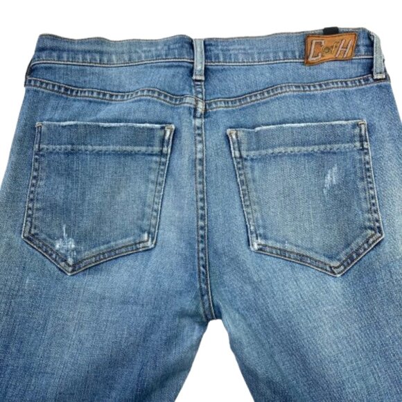 Citizens of Humanity Jeans Mid-Rise Straight Slim some Distress, Fade, sz 29 - Picture 3 of 16